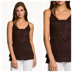 Lace V-Neck Camisole Brown New XL